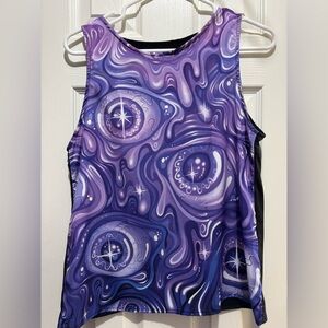 Redbubble Cosmic Eye Tank Top in Purple